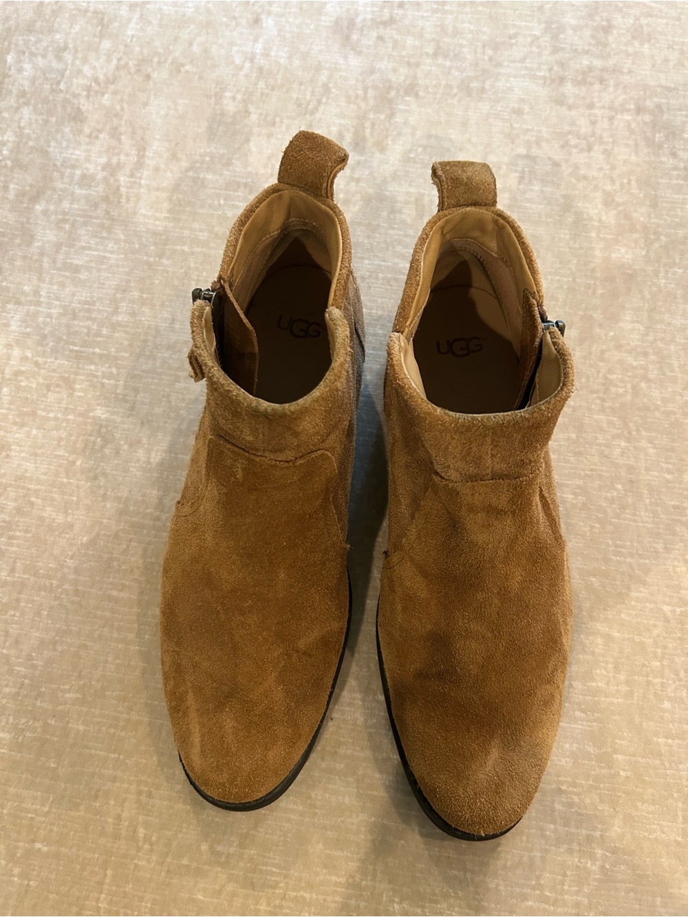 UGG Women's Aureo Ankle Booties with Side Zip